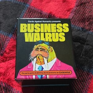 Business Walrus Card Game by - Black and Yellow